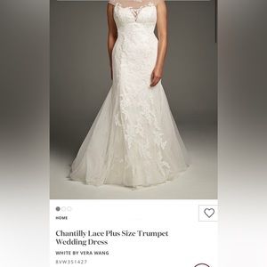 Vera Wang trumpet dress